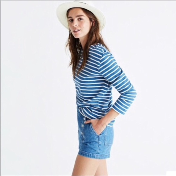 Madewell x Armor-Lux Long Sleeve Striped Tee - Picture 3 of 5